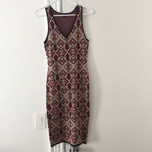 vintage fitted sleeveless dress